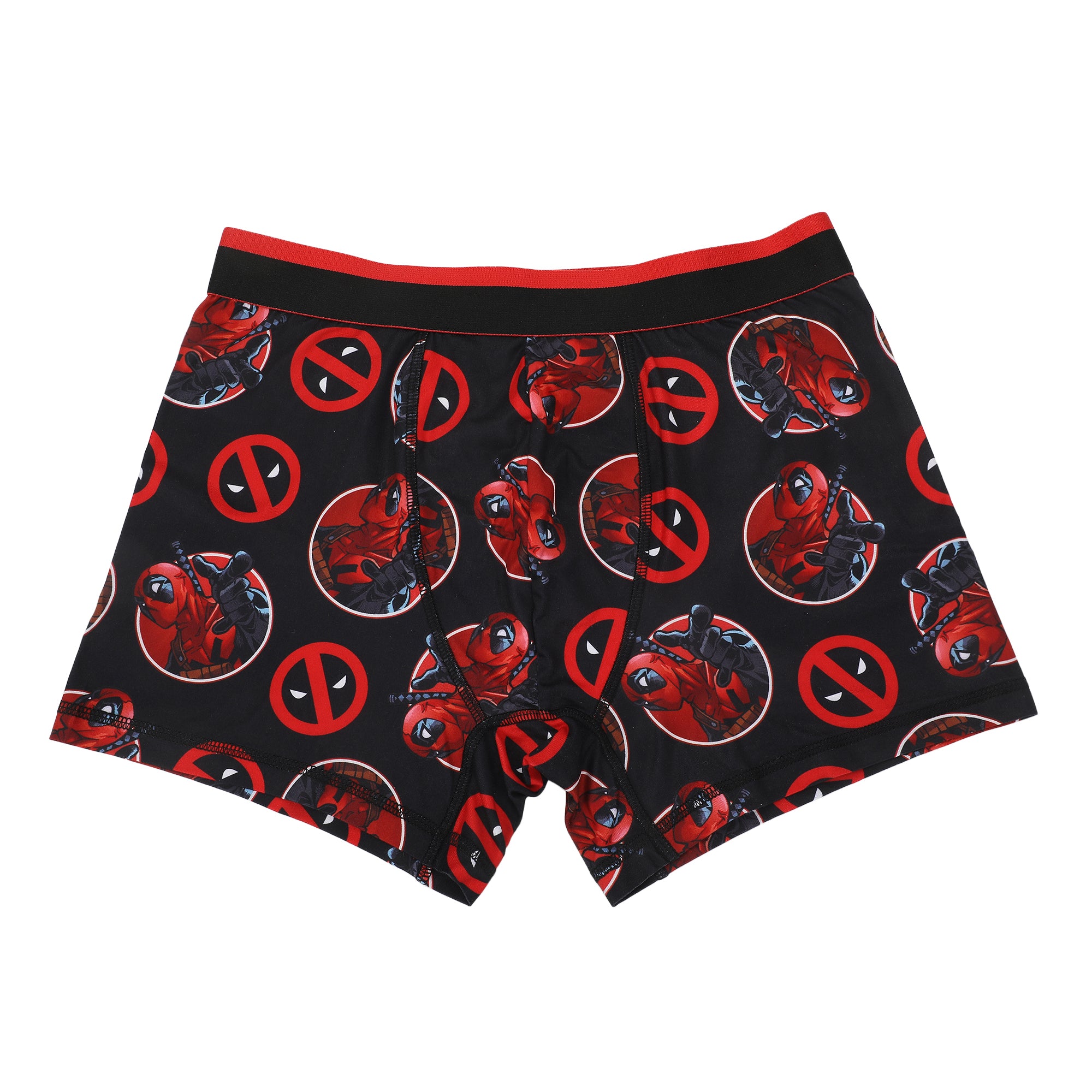Deadpool Character & Logo Men's 3-Pack Boxer Briefs