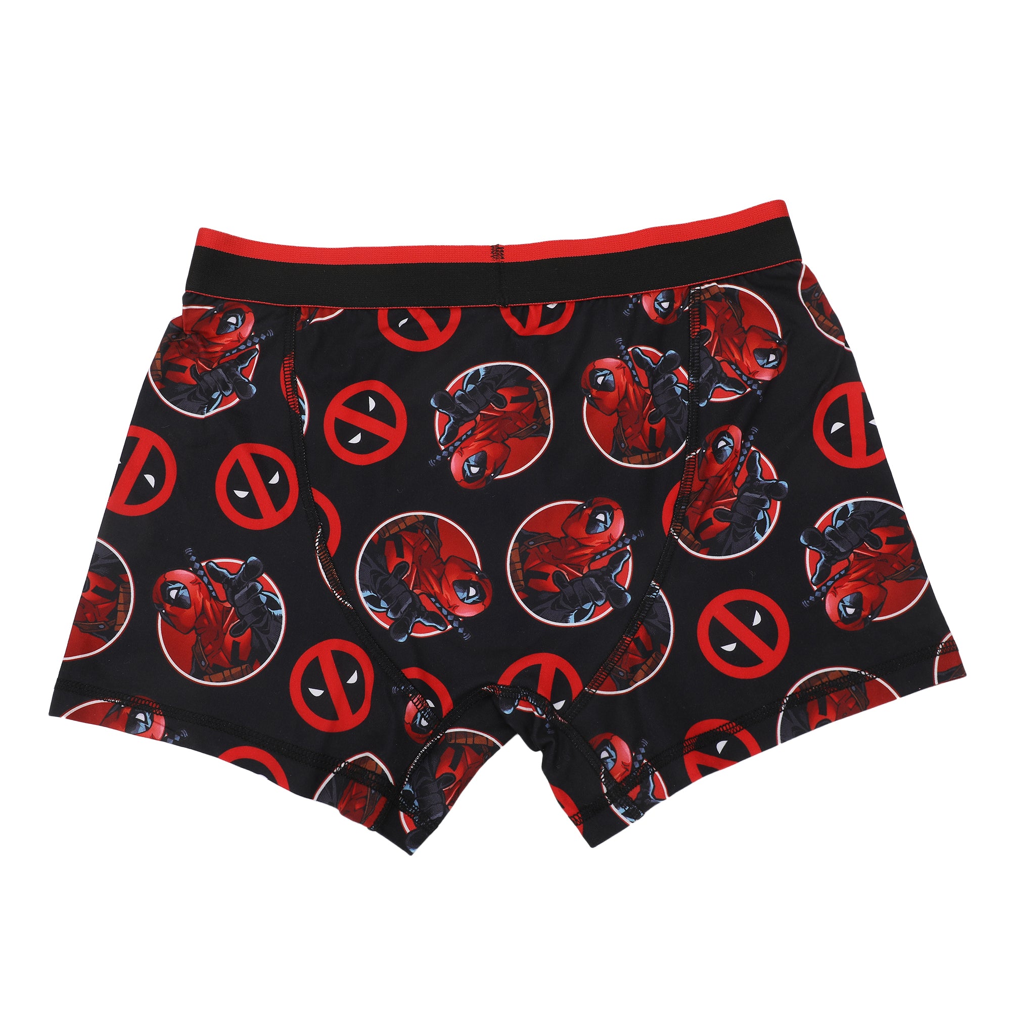 Deadpool Character & Logo Men's 3-Pack Boxer Briefs