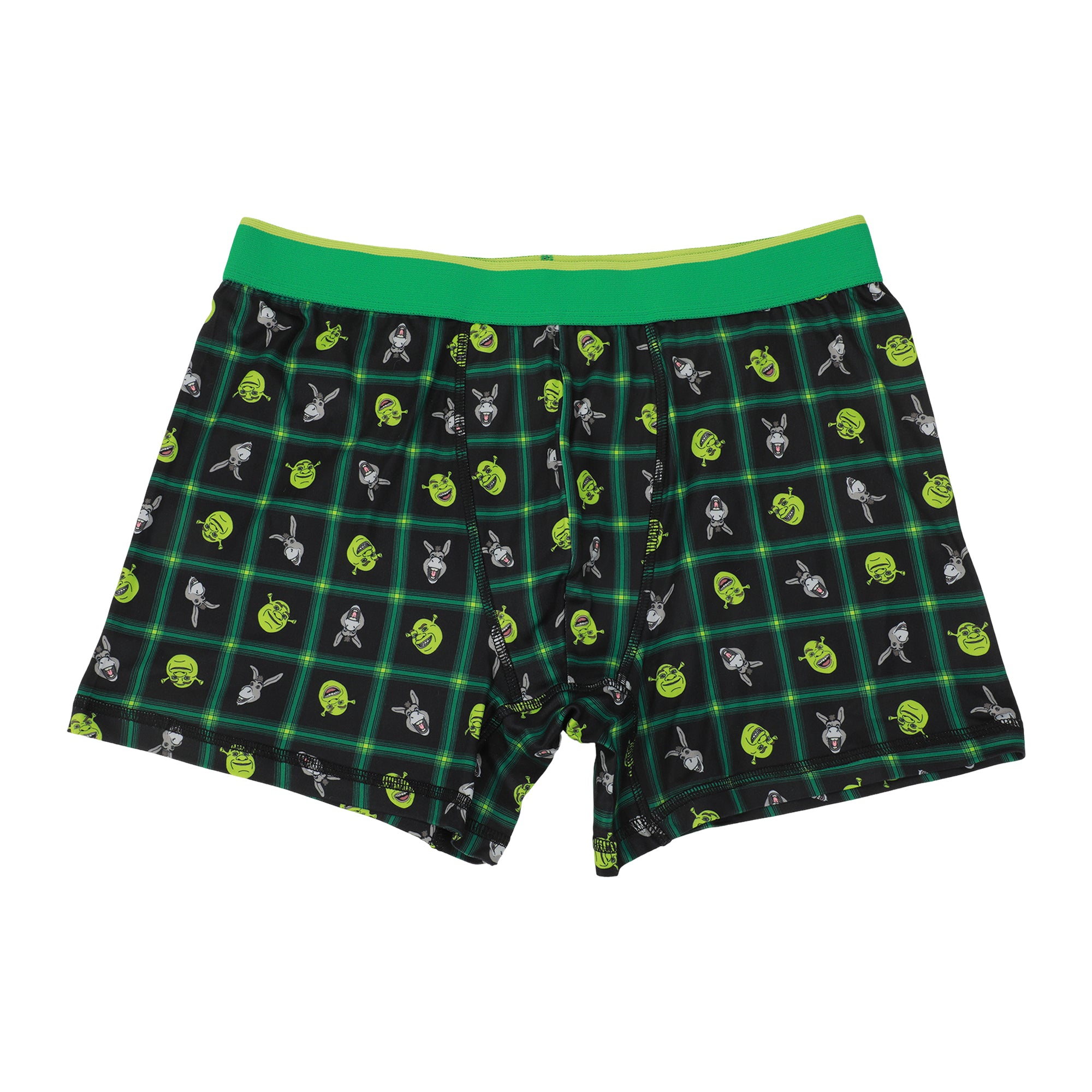 Shrek Donkey & Shrek Character Faces Men's 3-Pack Boxer Briefs