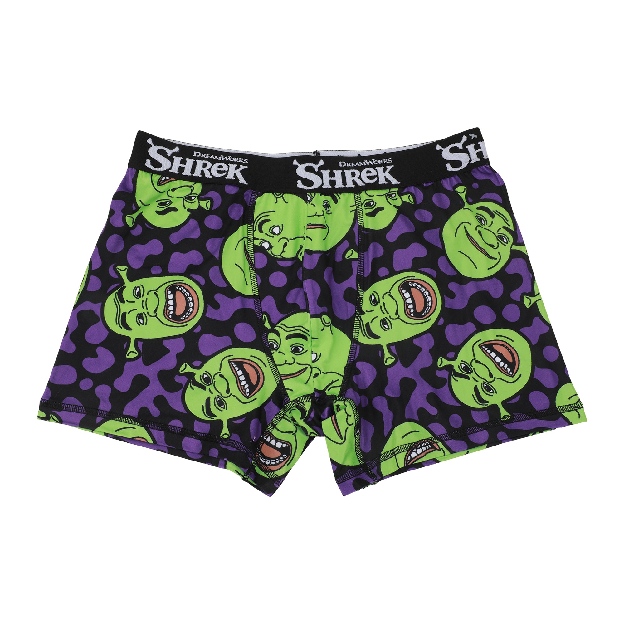 Shrek Donkey & Shrek Character Faces Men's 3-Pack Boxer Briefs