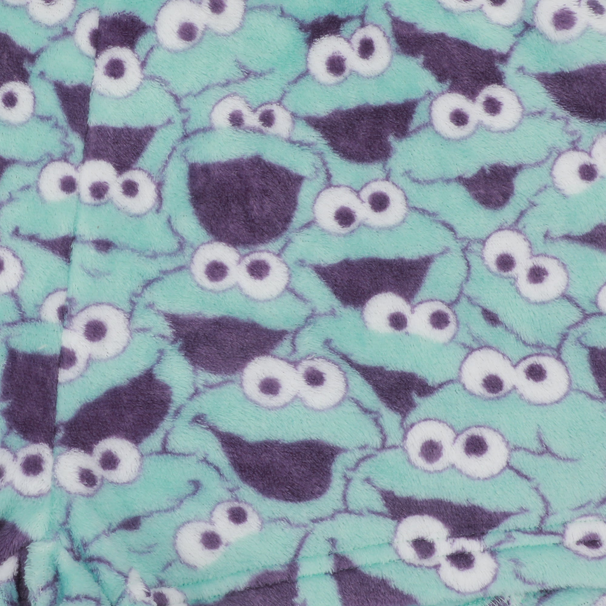 Sesame Street Cookie Monster All-Over Print Women's Drawstring Lounge Shorts