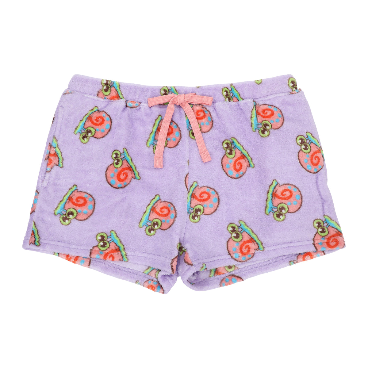 SpongeBob SquarePants Gary the Snail All-Over Print Women's Drawstring Lounge Shorts