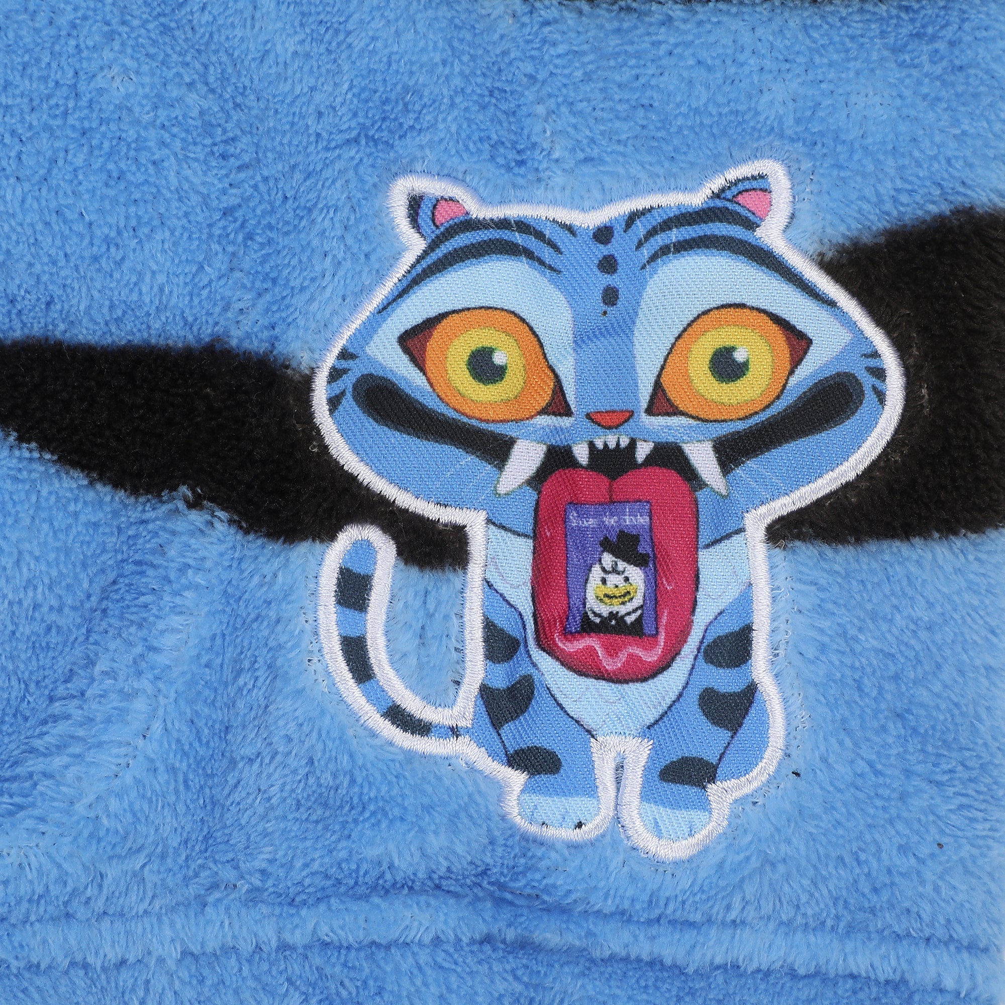 KPop Demon Hunters Derpy Tiger Women’s Plush Shorts With Drawstring And Pockets