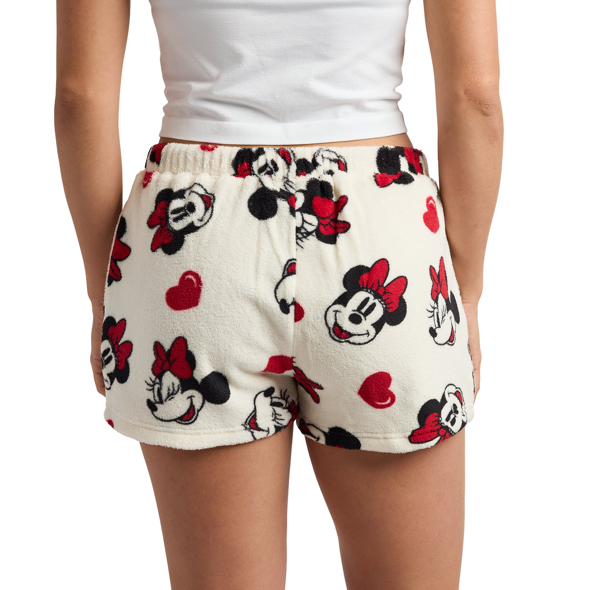 Minnie Mouse Classic All-Over Print Women's Plush Shorts