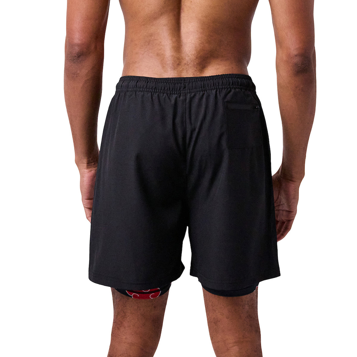 Naruto Akatsuki Men's Black Pajama Gym Shorts
