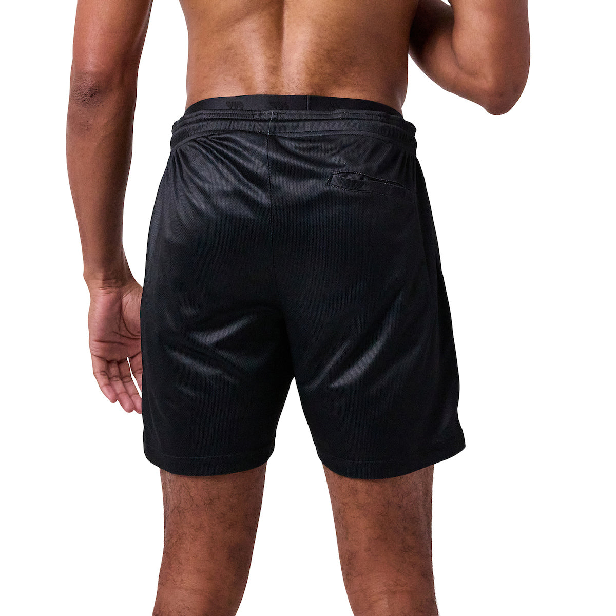 Jujutsu Kaisen High School Men's Black Active Mesh Shorts