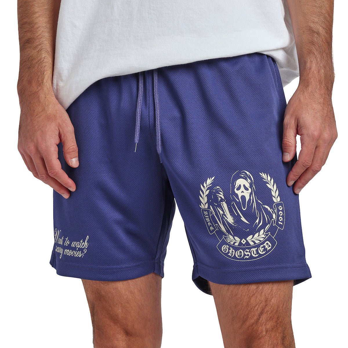 Ghostface Icon Of Halloween Men’s Lounge Shorts