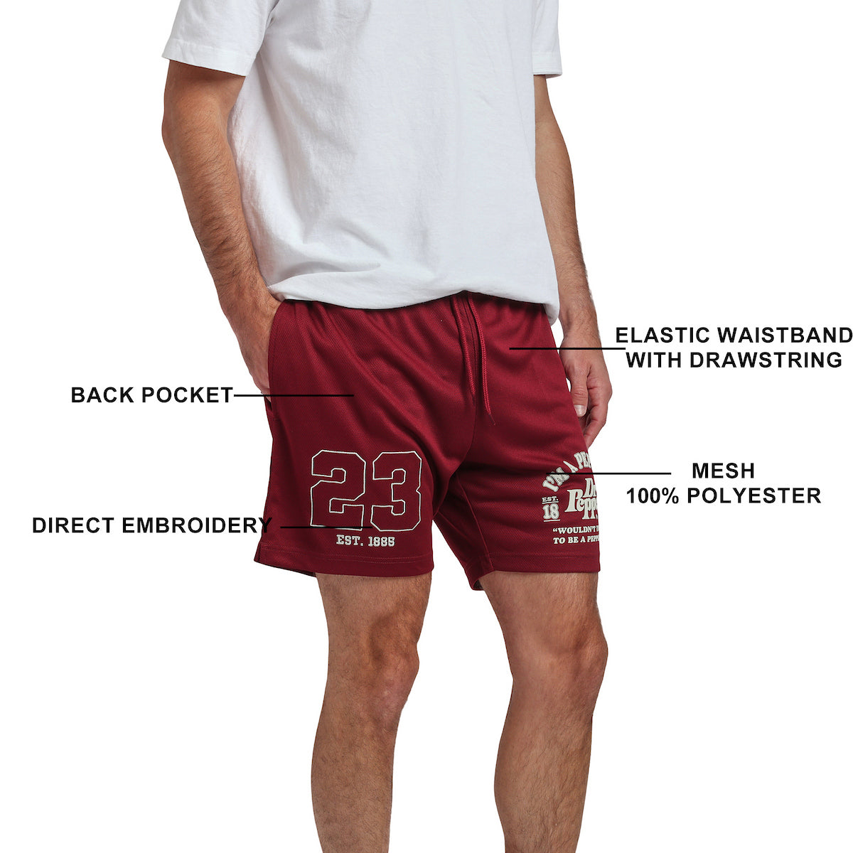Dr Pepper Wouldn’t You Like To Be A Pepper, Too? Men’s Lounge Shorts