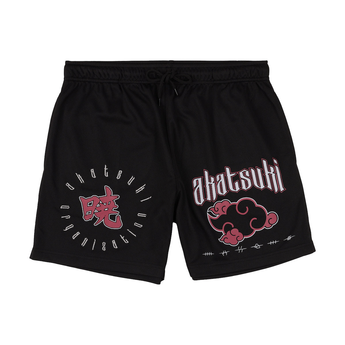 Naruto Akatsuki Men’s Black Lounge Shorts