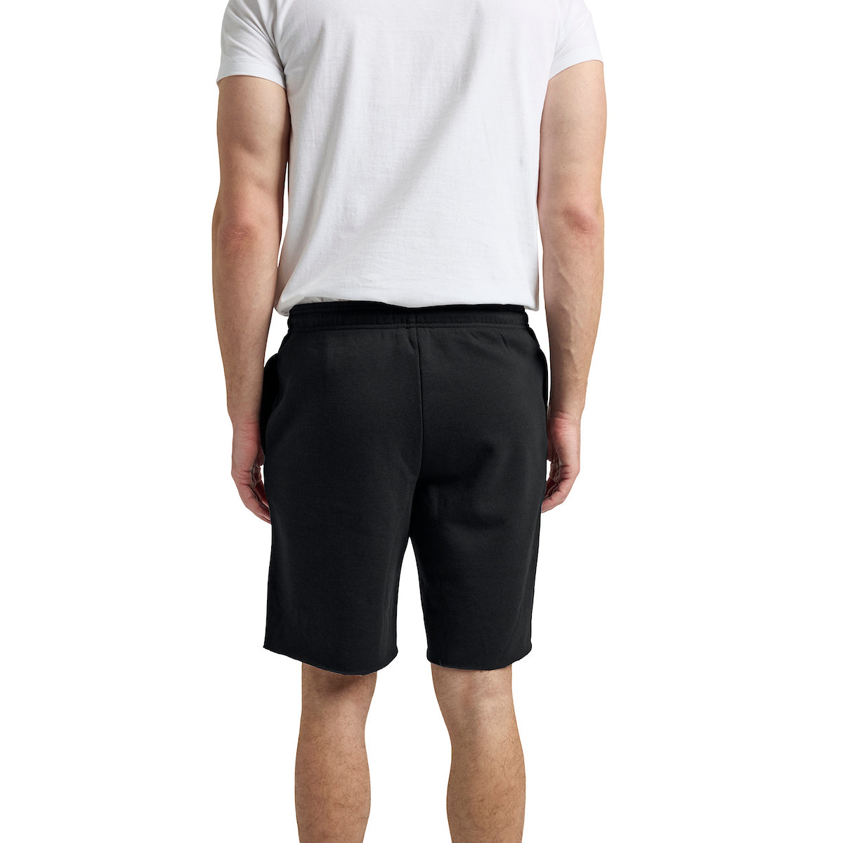 Lilo & Stitch Ohana Men's Black Cotton Fleece Lounge Shorts