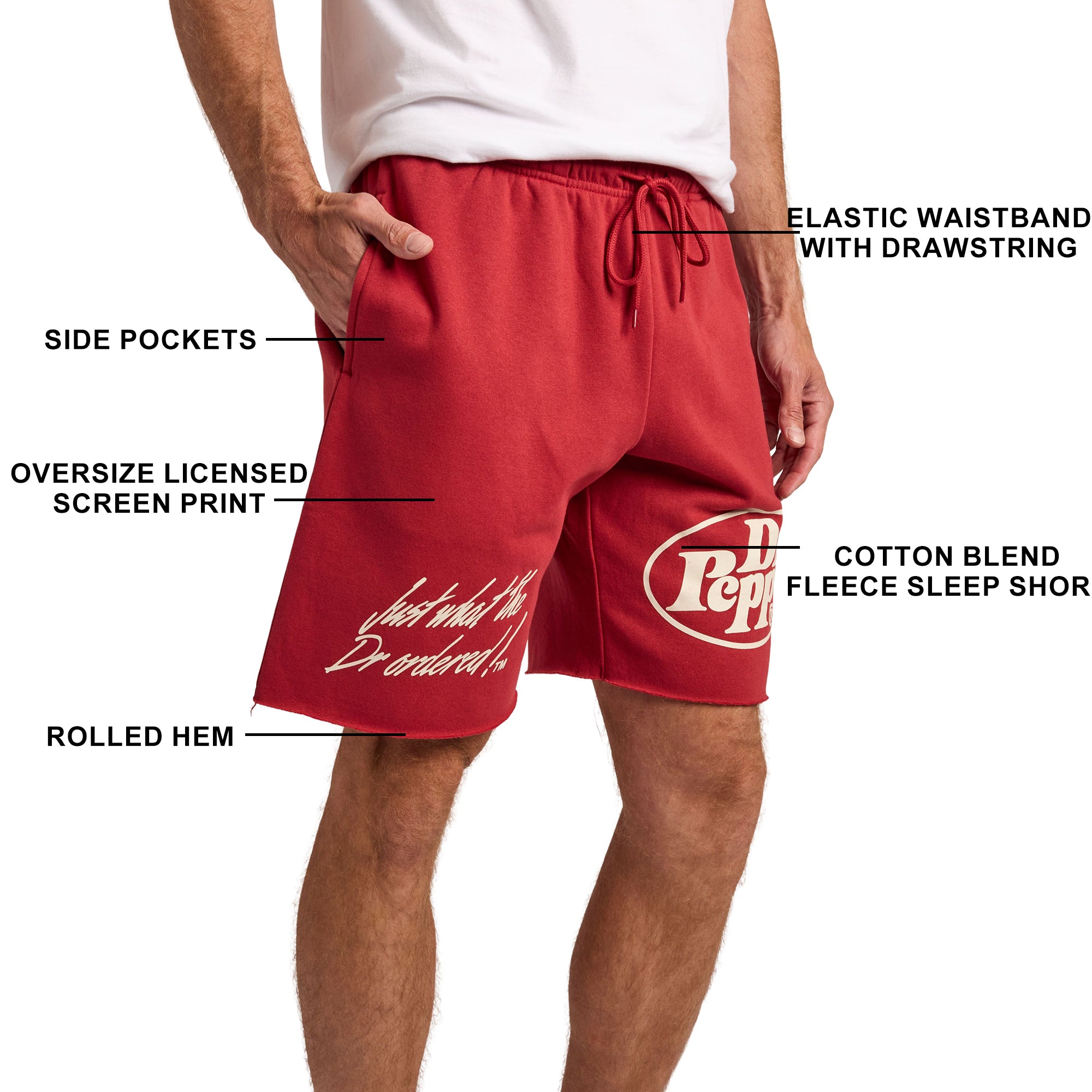 Dr. Pepper Just What The Dr. Ordered Men’s Maroon Jams