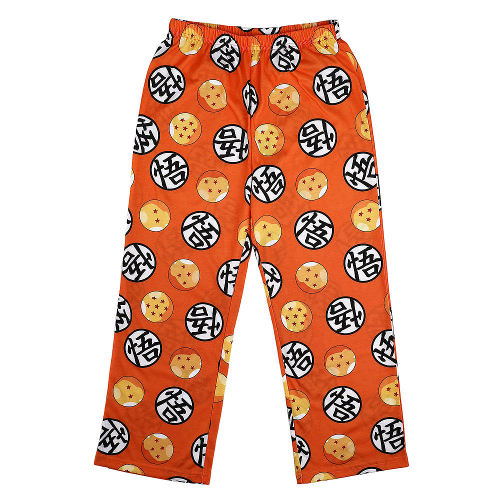 Dragonball Z Anime Cartoon Goku Character Youth Boys Pajama Set