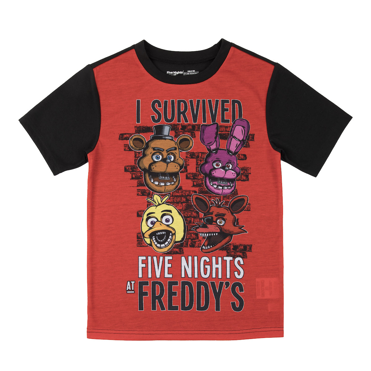 Five Nights at Freddy's Youth Sleepwear Set Tee Shirt, Sleep Shorts, Sleep Pants