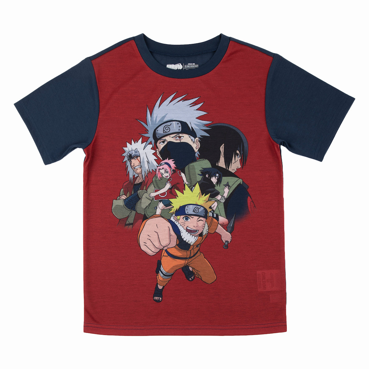 Naruto Youth 3-Piece Sleep Set with Tee Shirt, Shorts, and Sleep Pants