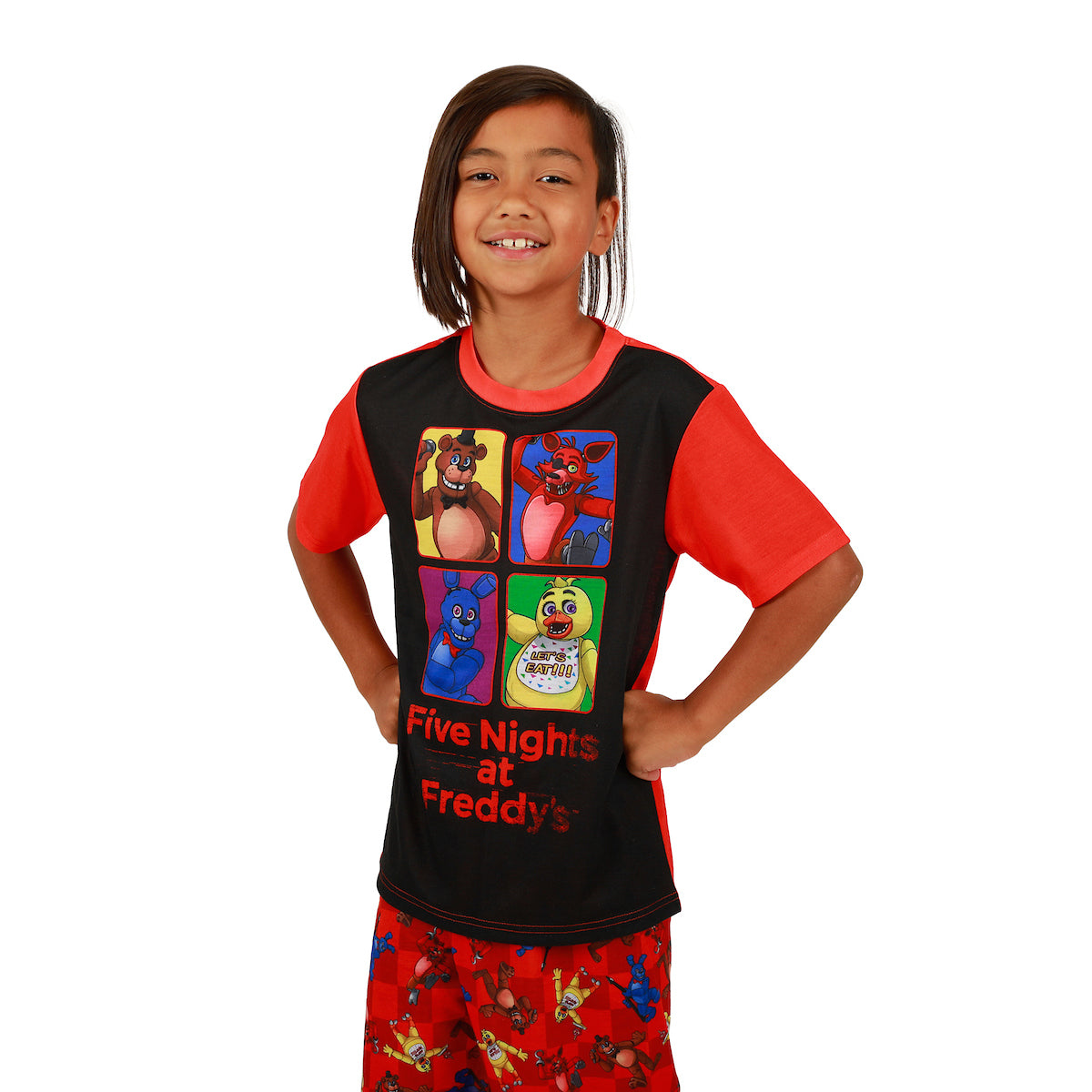 Five Nights at Freddy's Youth 2-Piece Short-Sleeve Pajama Set