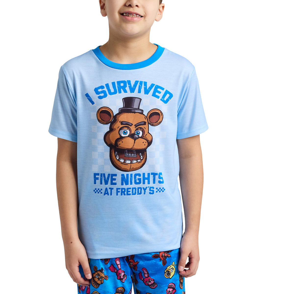 Five Nights at Freddy's "I Survived" Youth 2-Piece Pajama Set