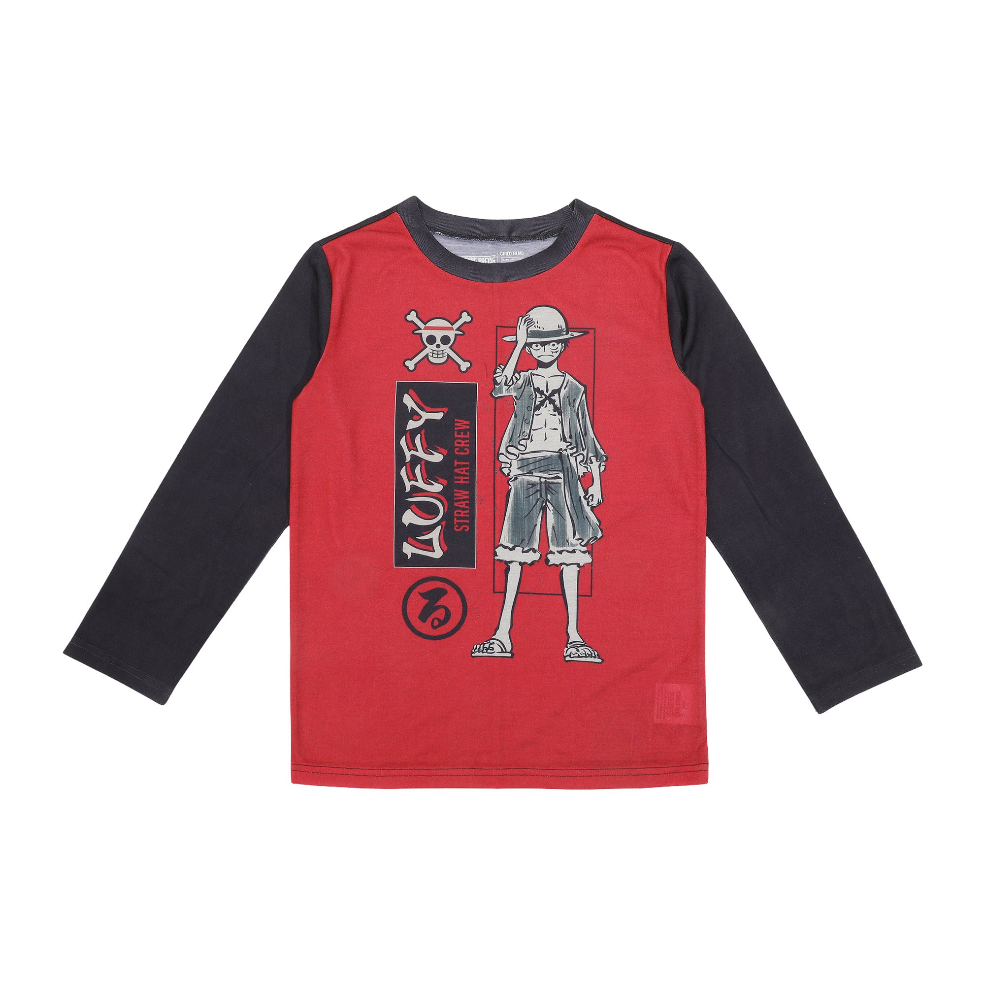 One Piece Luffy Straw Hat Crew Boy's 2-Pack Pajama Set