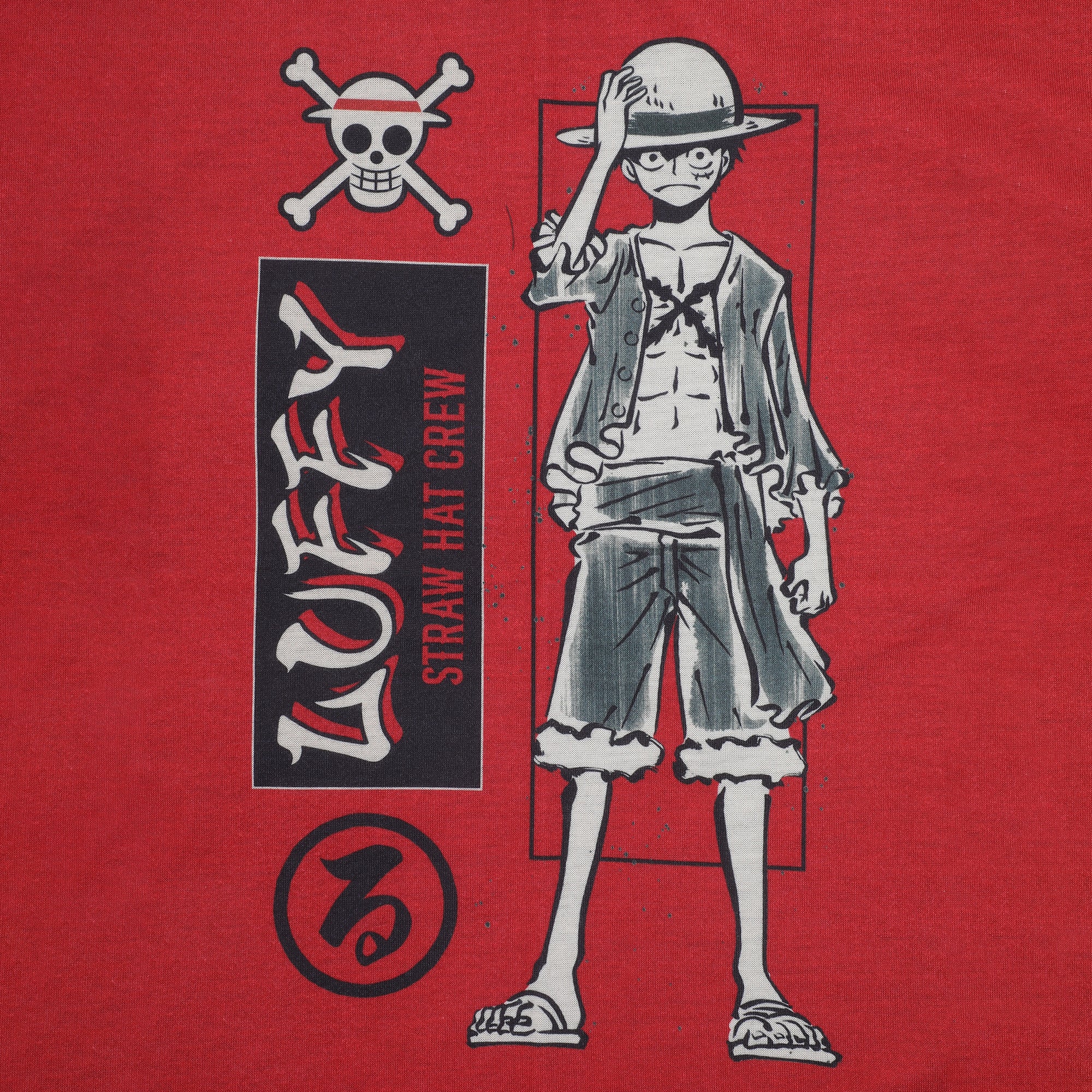 One Piece Luffy Straw Hat Crew Boy's 2-Pack Pajama Set