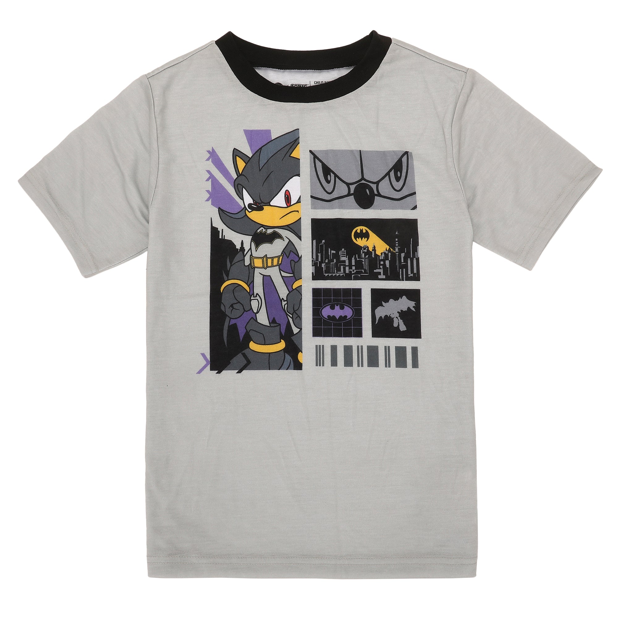 DC x Sega Batman Tails Youth Boy 2-Piece Pajama Set