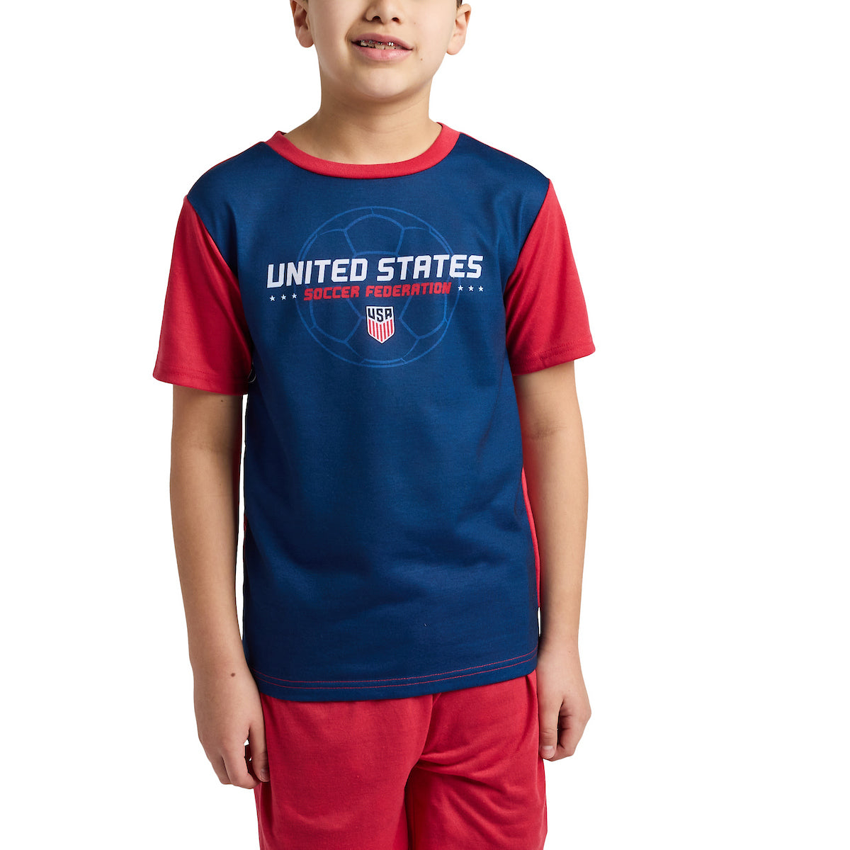 USSF Logos Boy's 3-Pack Pajama Set