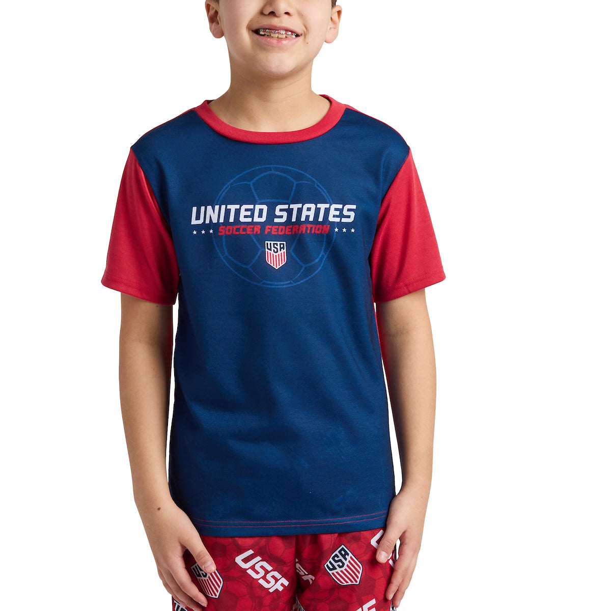 USSF Logos Boy's 3-Pack Pajama Set