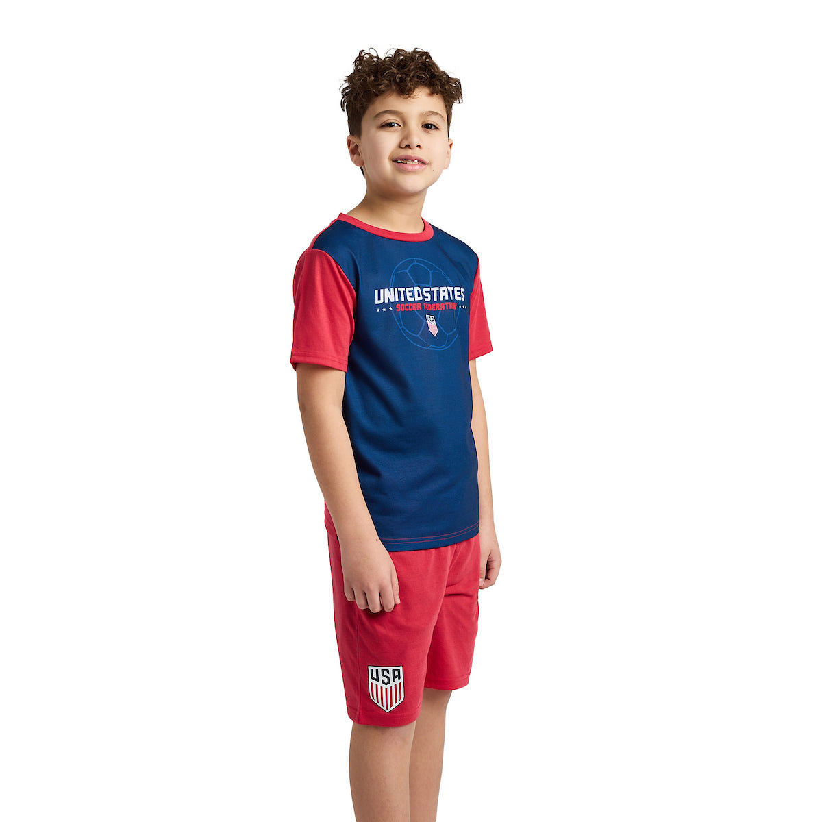 USSF Logos Boy's 3-Pack Pajama Set