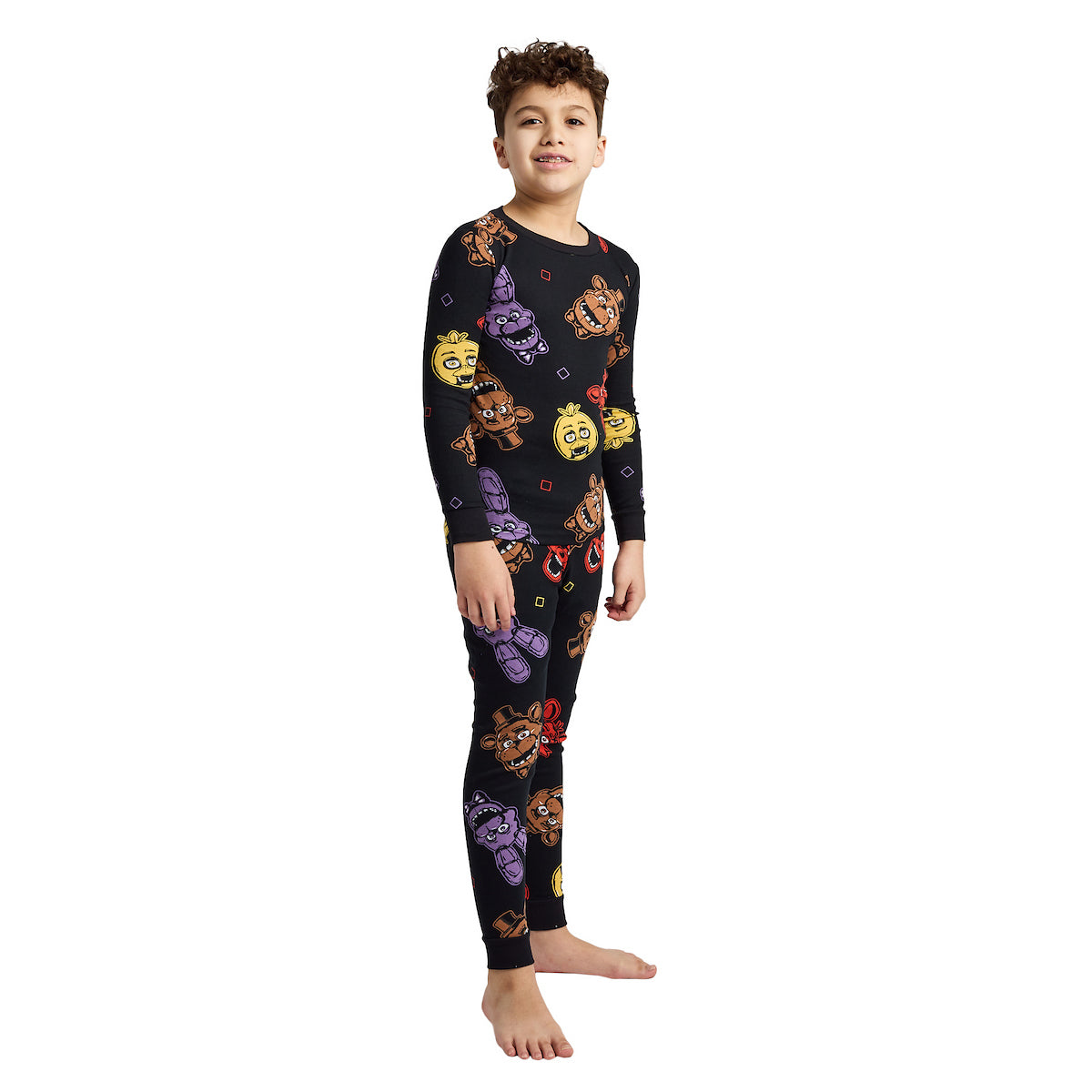 Five Nights At Freddy's I Survived Freddy Face Boy's 4-Pack Pajama Set