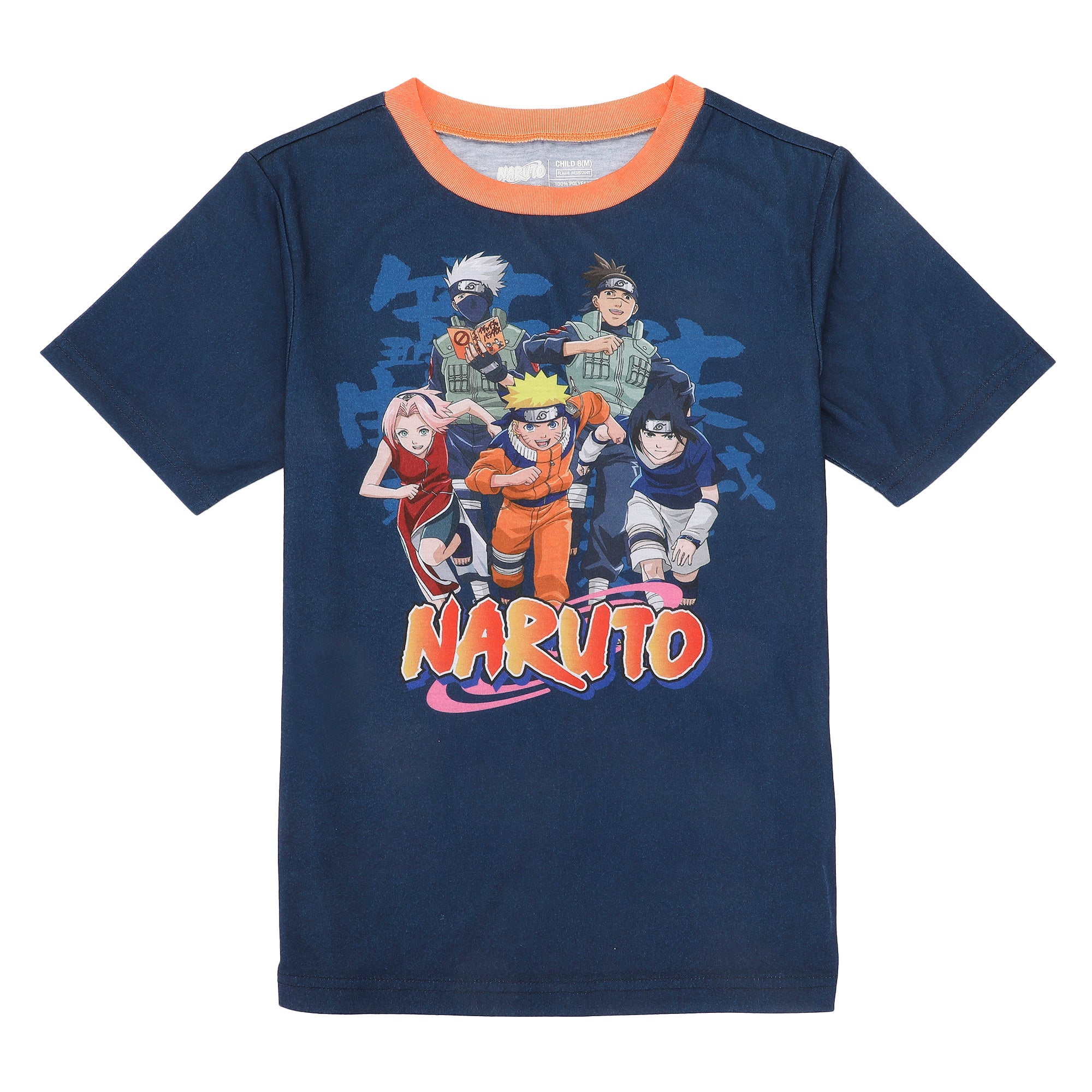 Naruto Group Shot Boy's 4-Pack Pajama Set