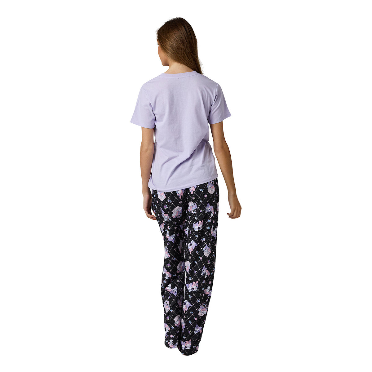 Kuromi & My Melody Women's Lavender Sleepwear Set