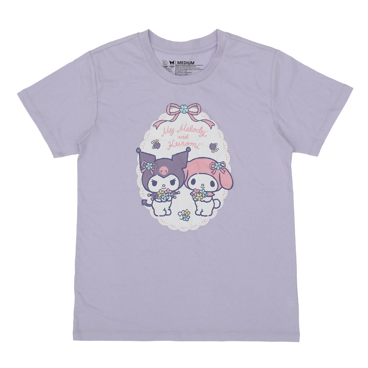 Kuromi & My Melody Women's Lavender Sleepwear Set