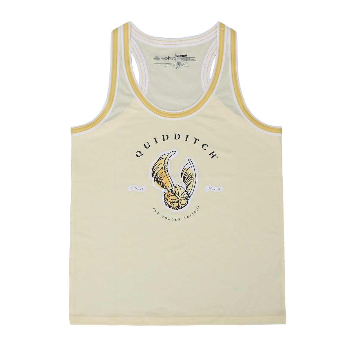 Harry Potter Quidditch The Golden Snitch Women's Racer Back Tank Top & Dolphin Lounge Shorts Sleepwear Set