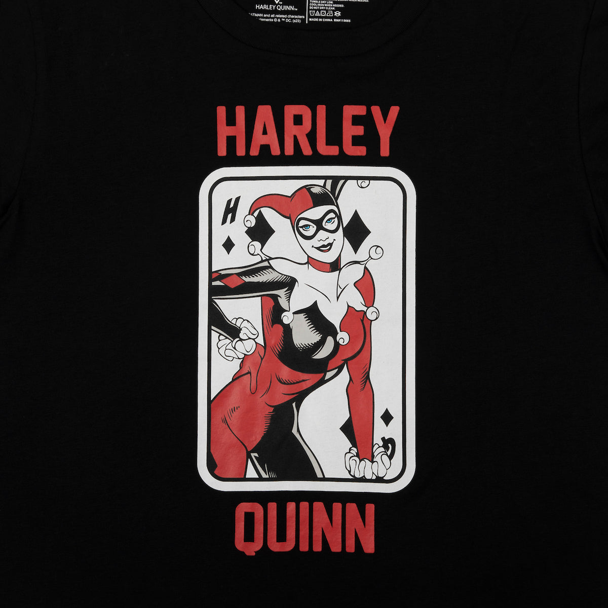 Harley Quinn Adult Women's Sleepwear Set with Short Sleeve Tee and Sleep Pants