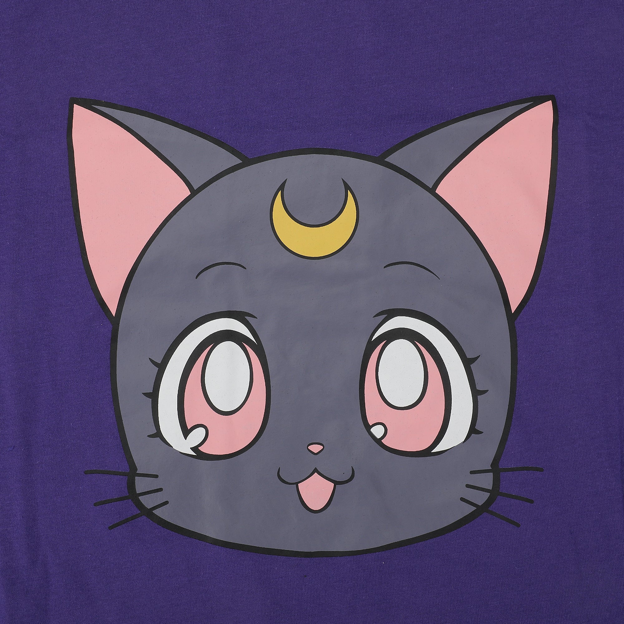 Sailor Moon Luna Cat Women's Racerback Tank Sleepwear Set With Dolphin Short