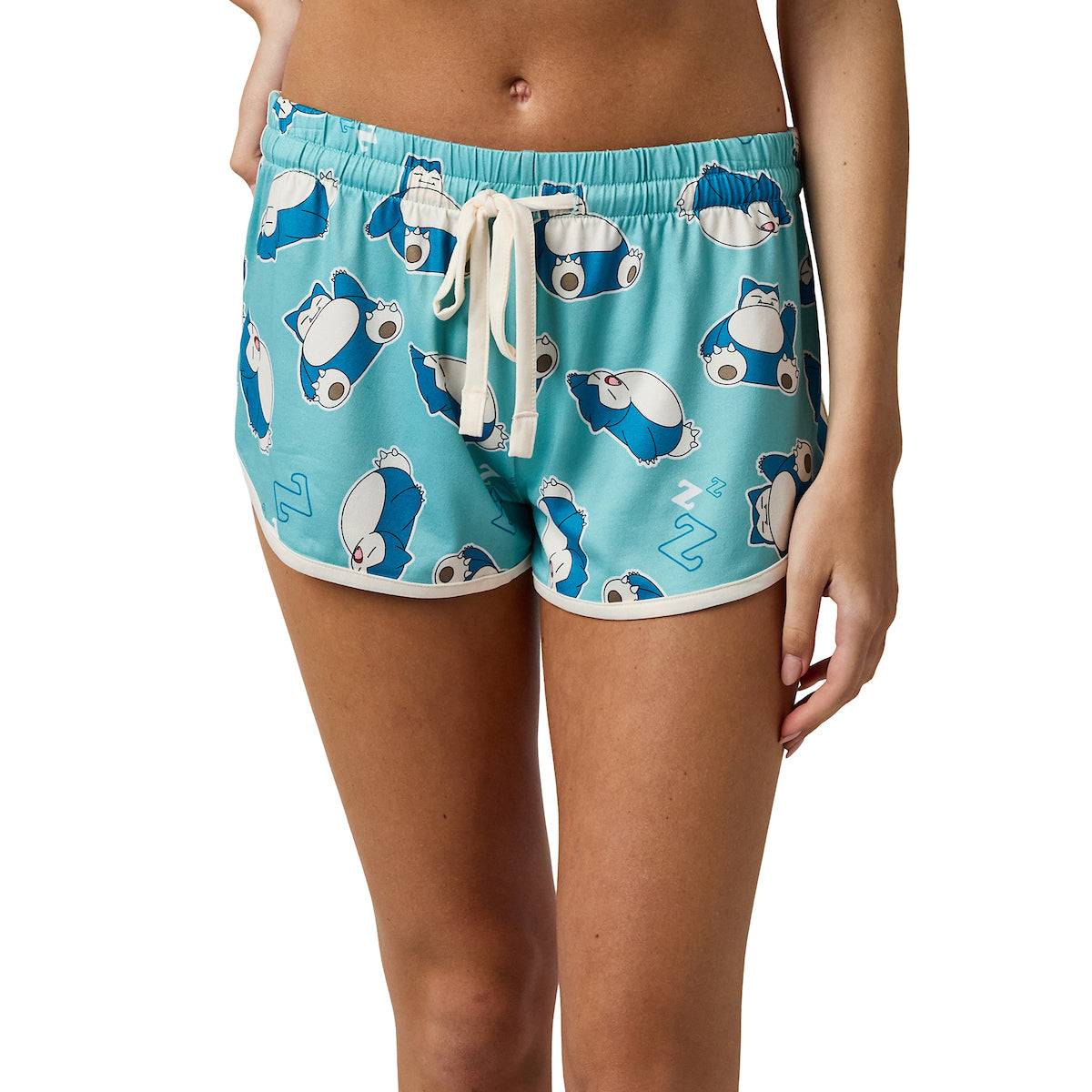 Pokemon Snorlax Napping Women's 2-Pack Racer Tank & Dolphin Shorts Sleep Set