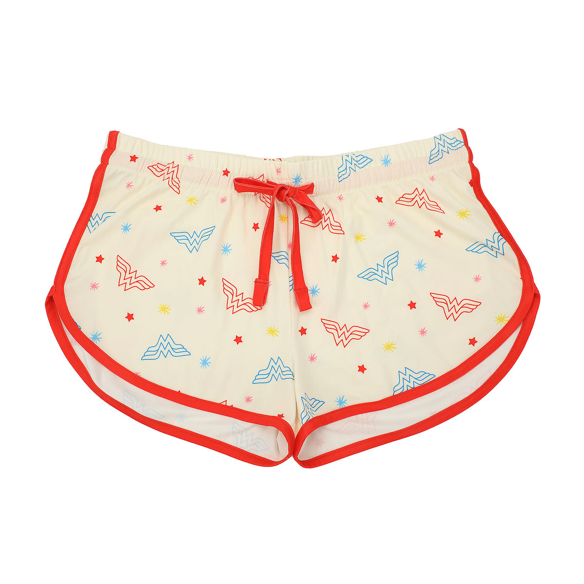 Wonder Woman Tiara & Logo Women's 2-Pack Racer Tank & Dolphin Shorts Sleep Set