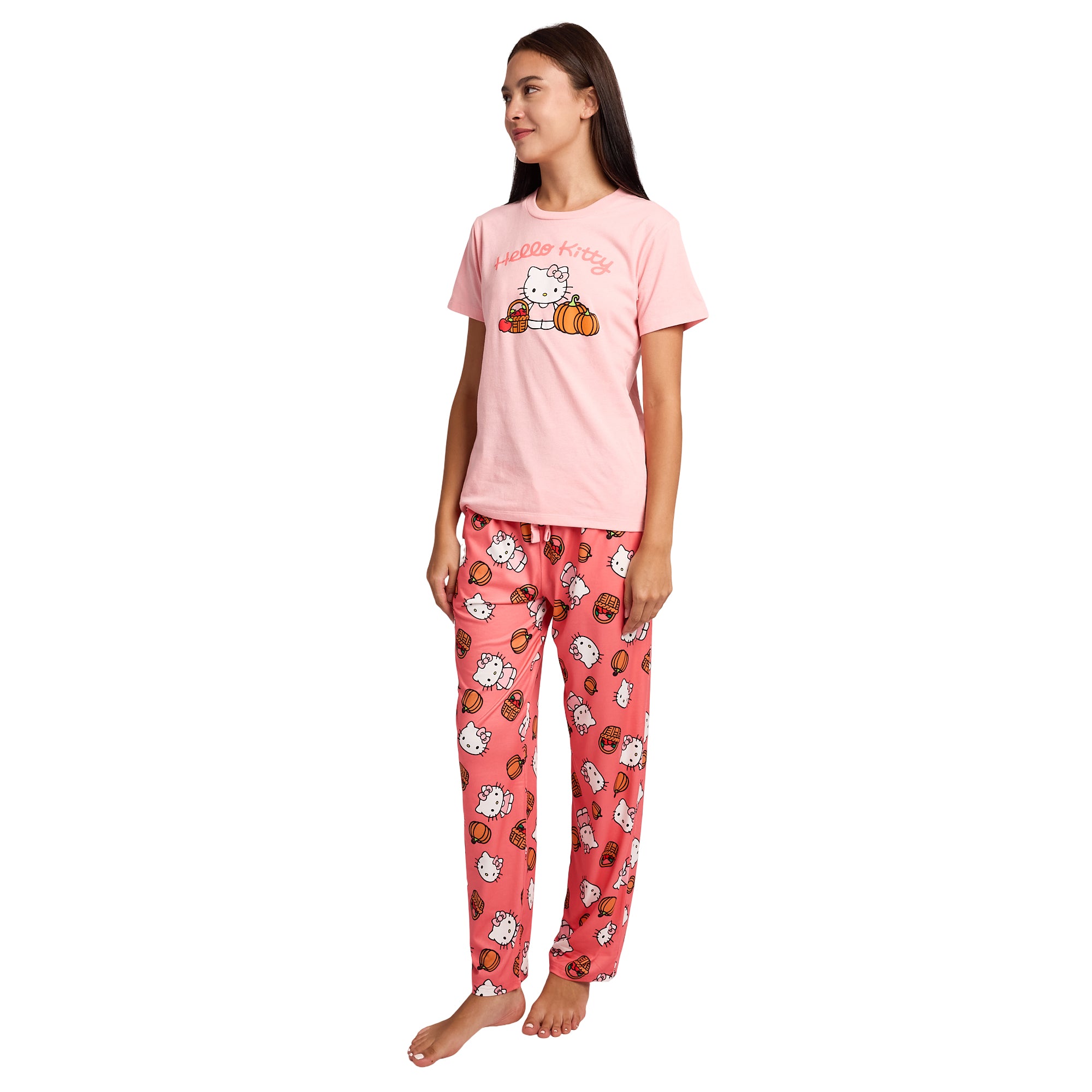 Hello Kitty Apples & Pumpkins Women's Pajama Set