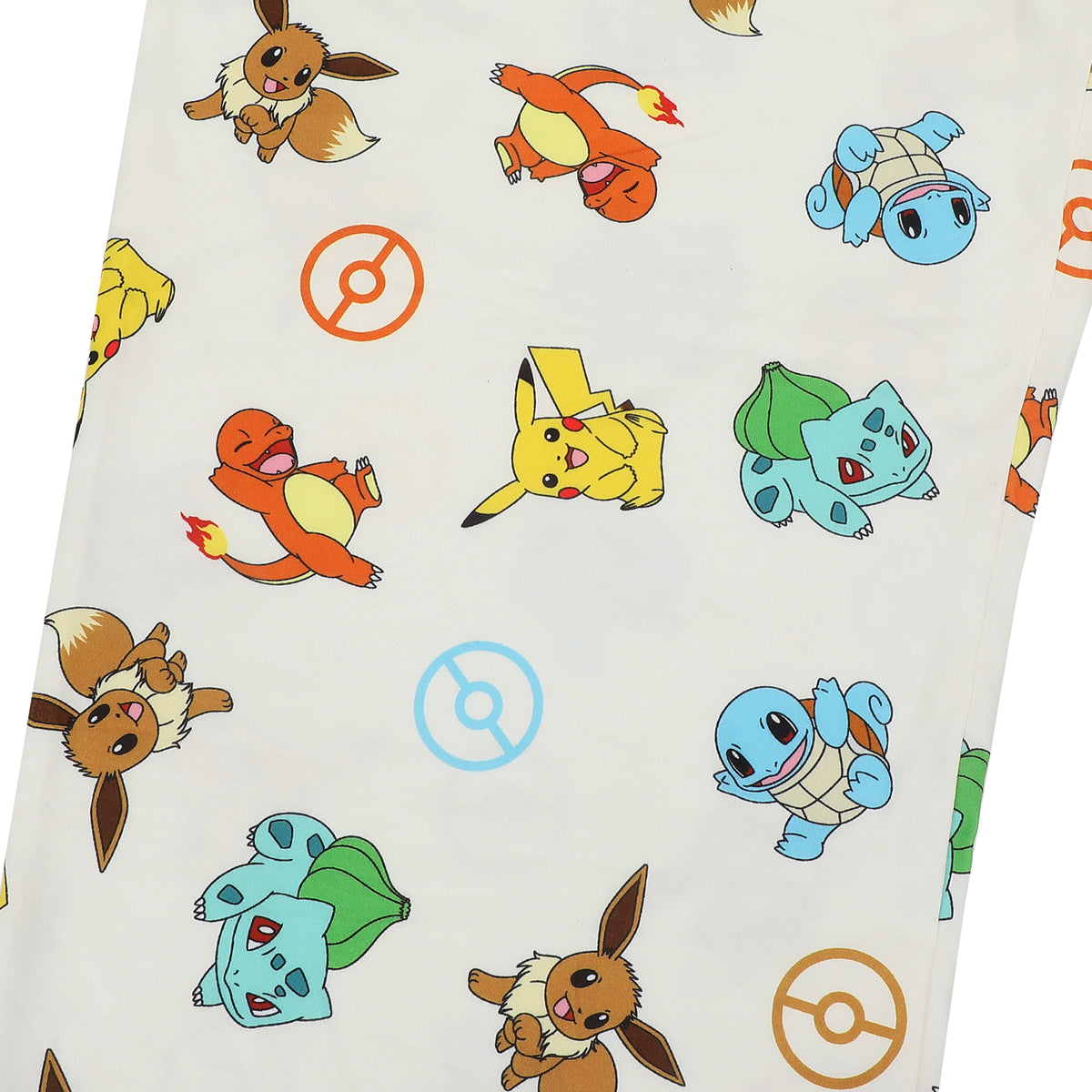 Pokemon All-Over Print Women's Button-Down Shirt And Pants 2-Piece Pajama Set