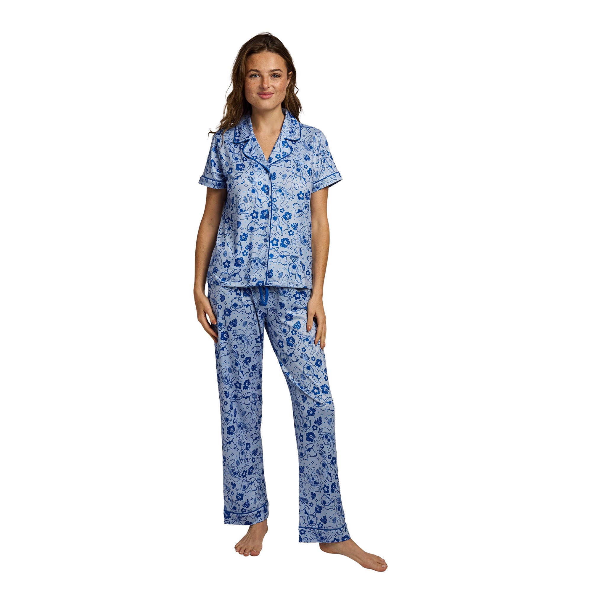 Lilo & Stitch Stitch All-Over Print Women’s 2-Pack Pajama Set