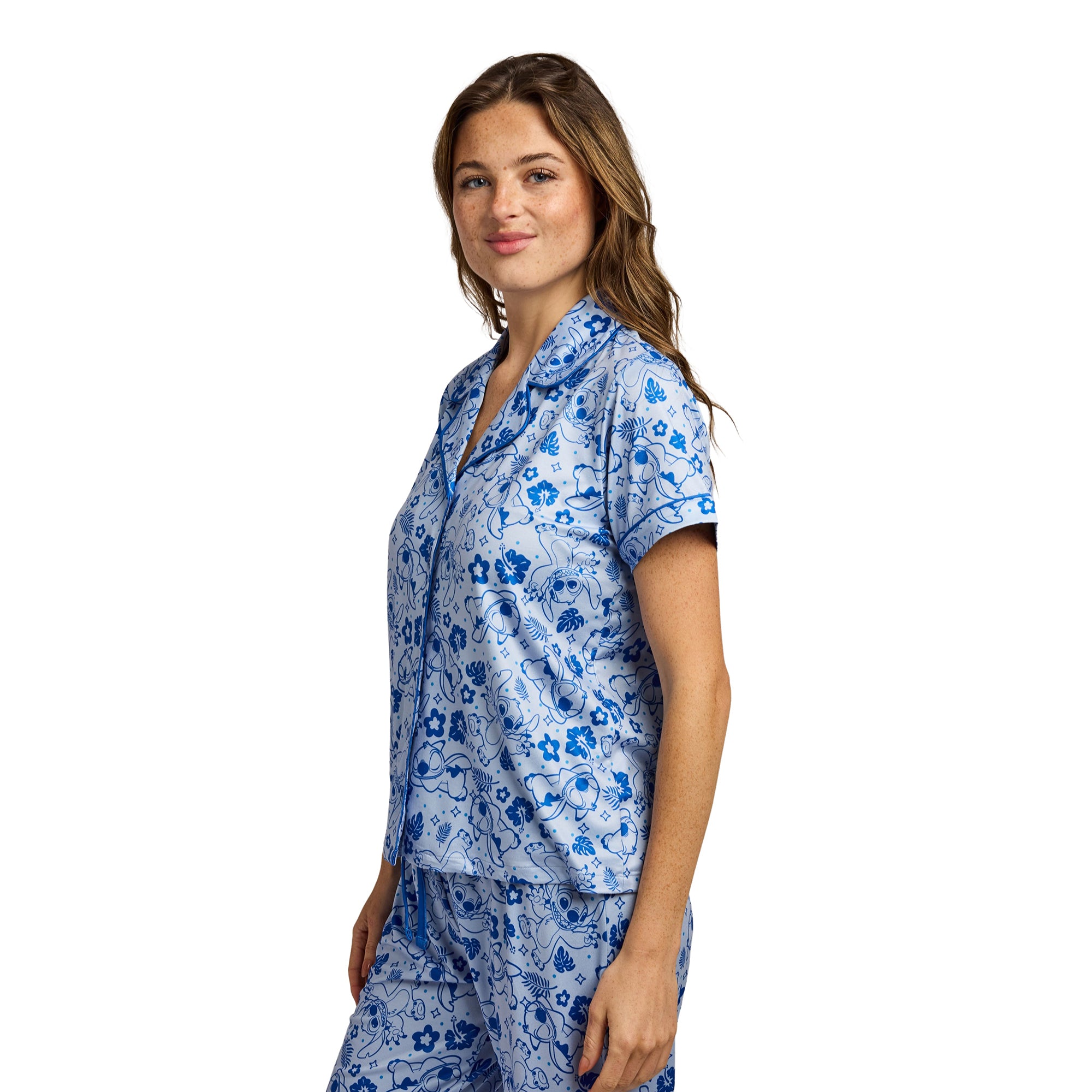 Lilo & Stitch Stitch All-Over Print Women’s 2-Pack Pajama Set