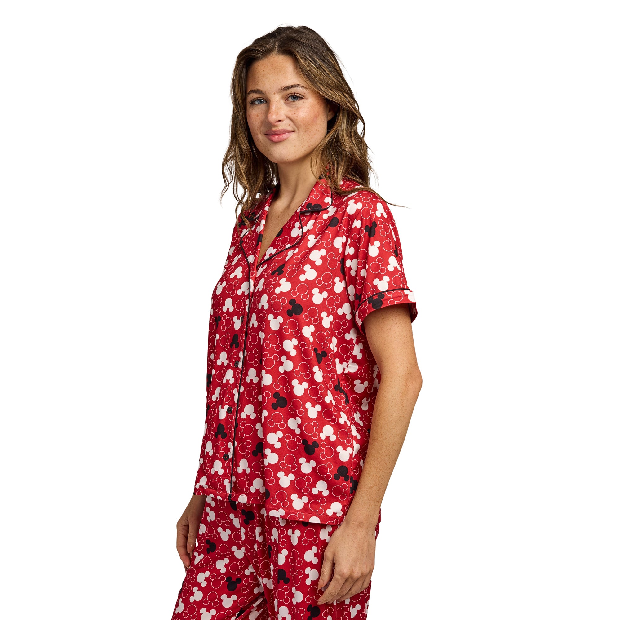 Disney Mickey Mouse Mickey Ears All-Over Print Women’s 2-Pack Pajama Set