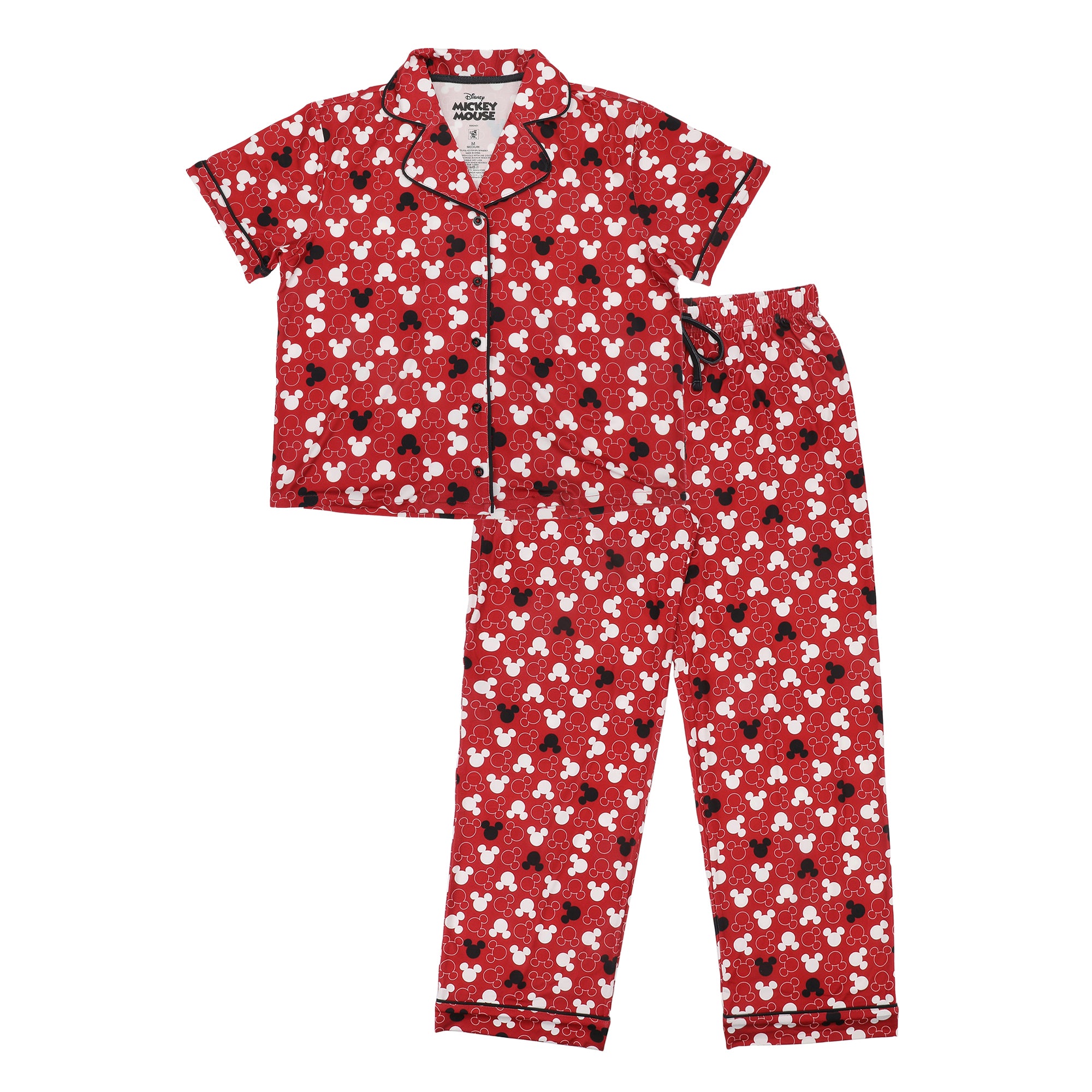 Disney Mickey Mouse Mickey Ears All-Over Print Women’s 2-Pack Pajama Set