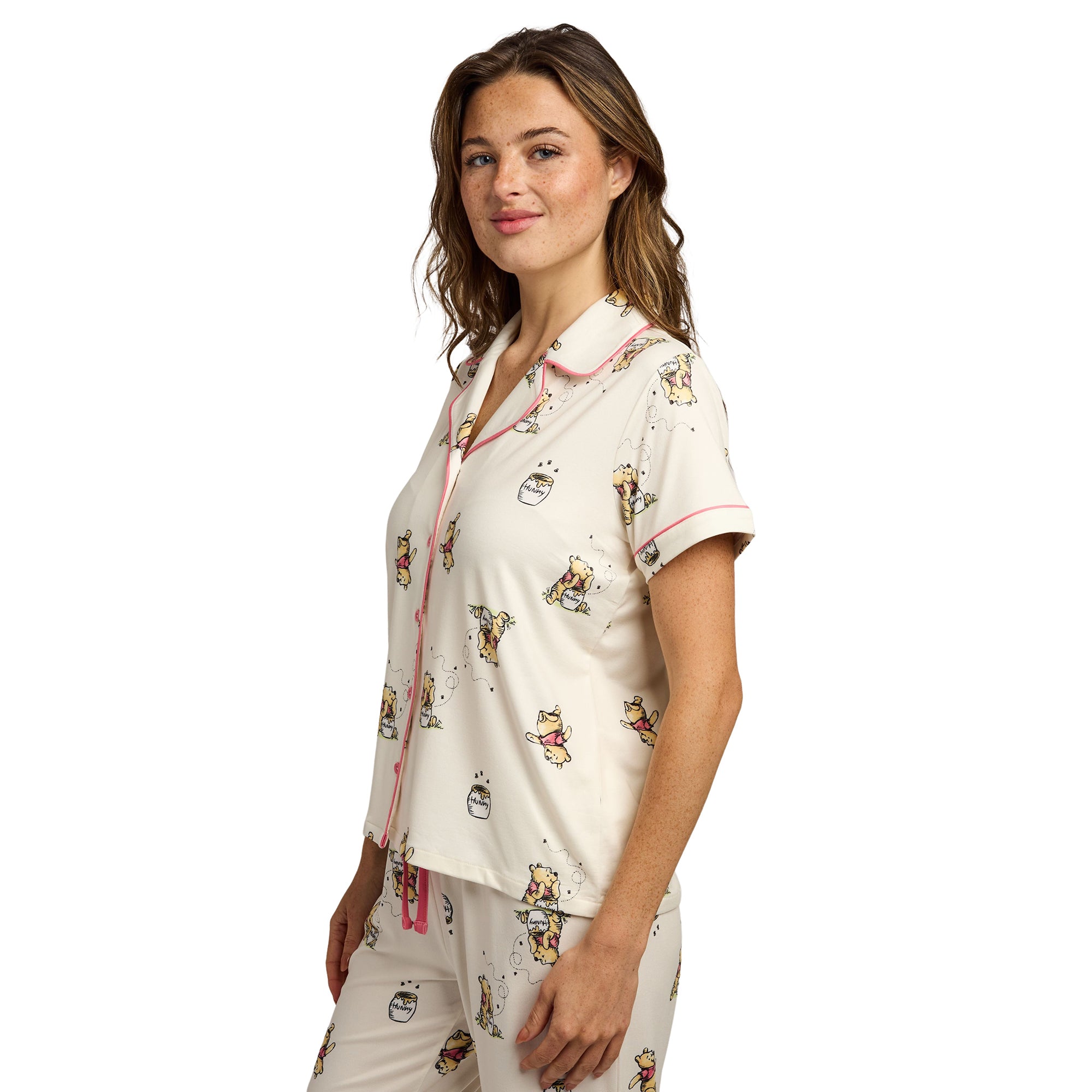 Winnie The Pooh All-Over Character Print Women’s 2-Pack Pajama Set