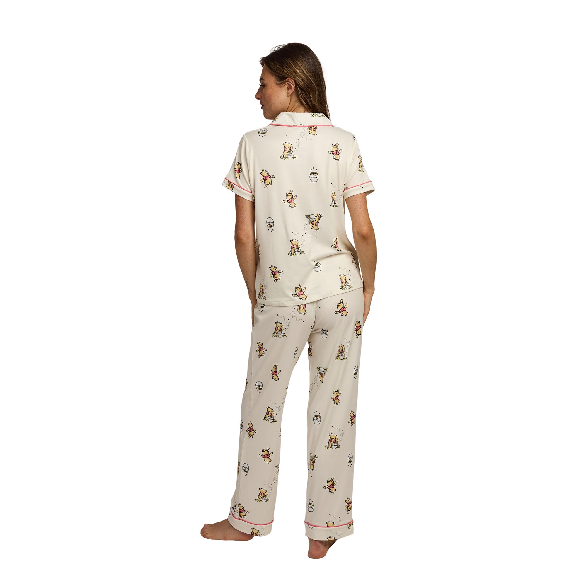 Winnie The Pooh All-Over Character Print Women’s 2-Pack Pajama Set