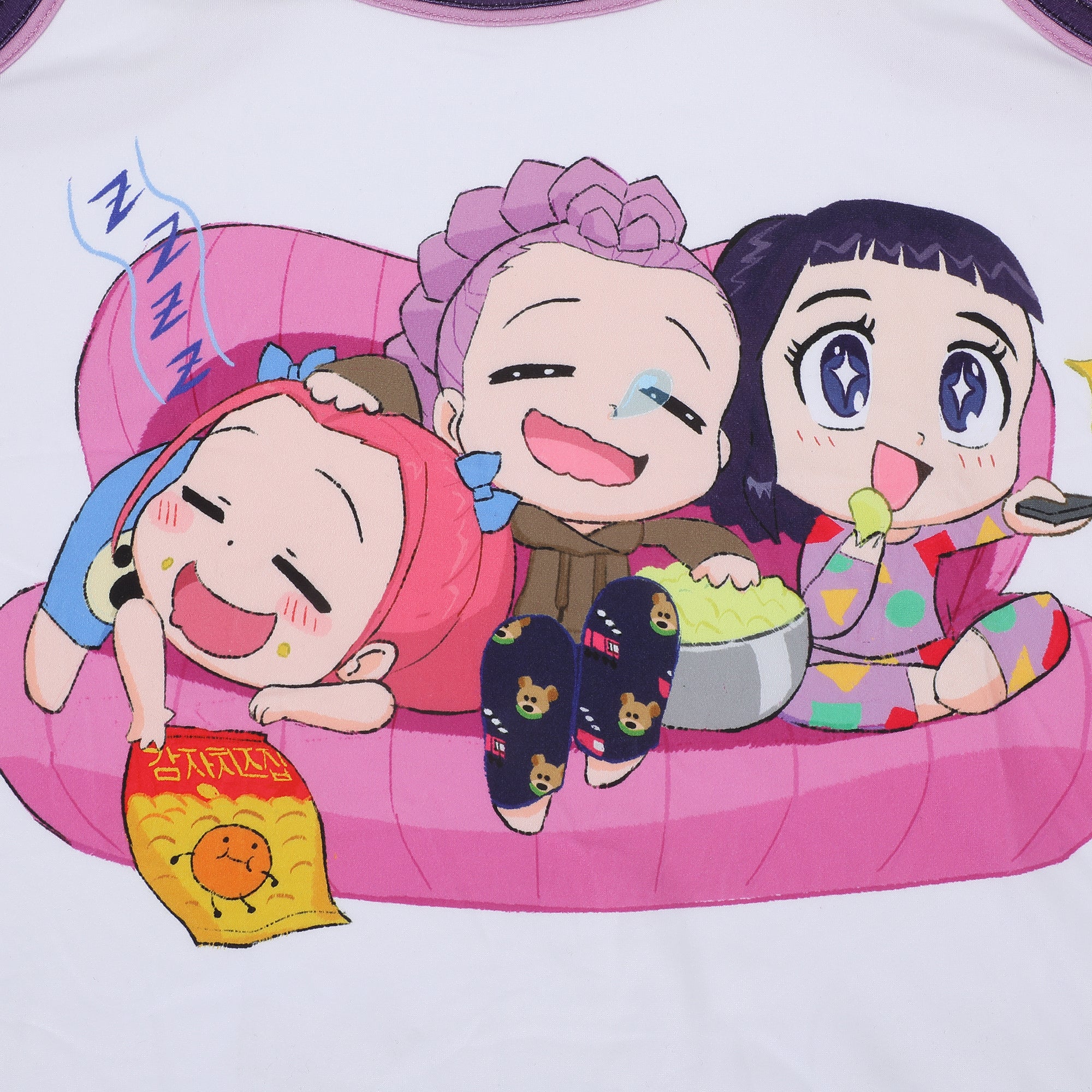 KPop Demon Hunters Rumi, Mira & Zoey Tank Top & Shorts Womens Pajama Set