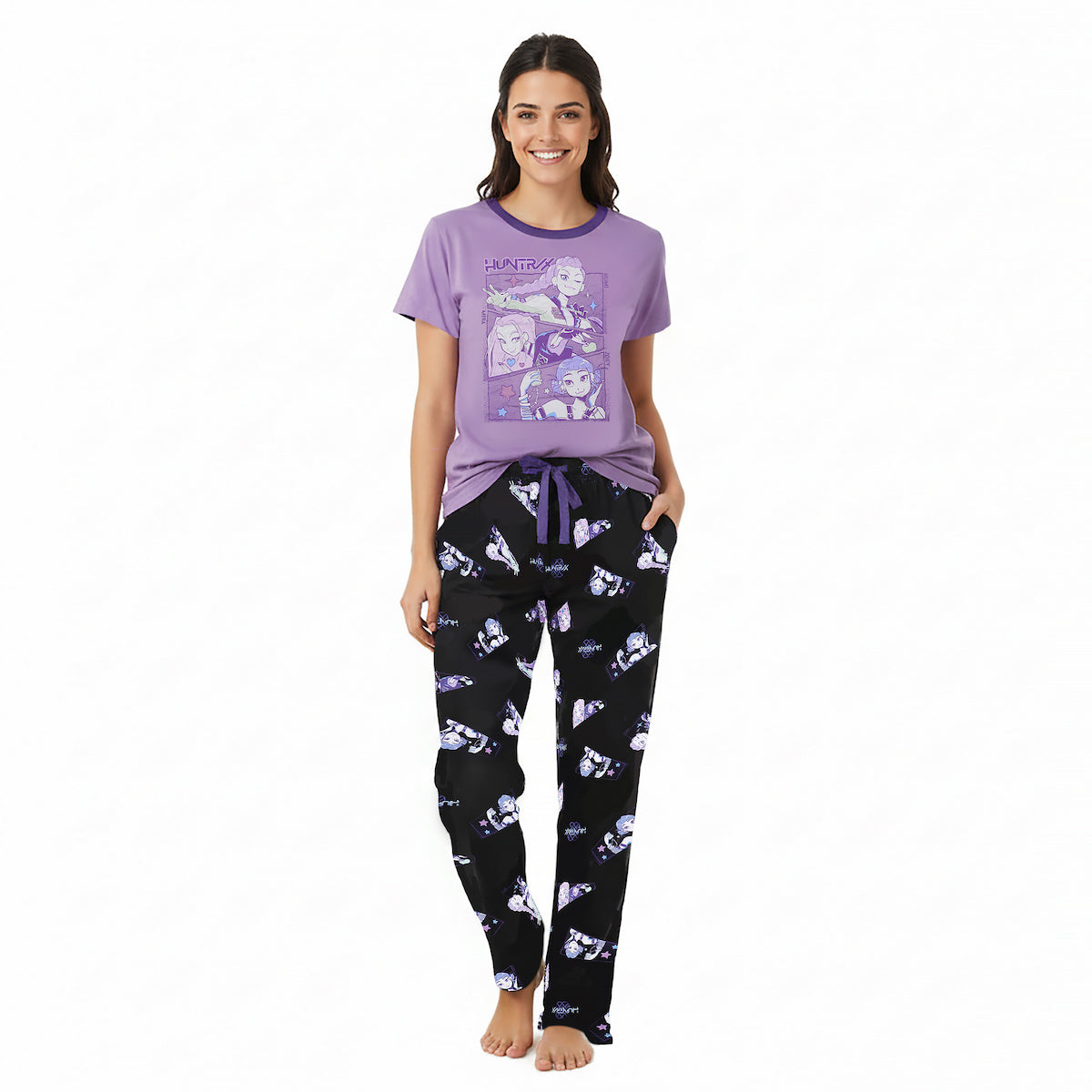 KPop Demon Hunters Character Womens AOP Pajama Set