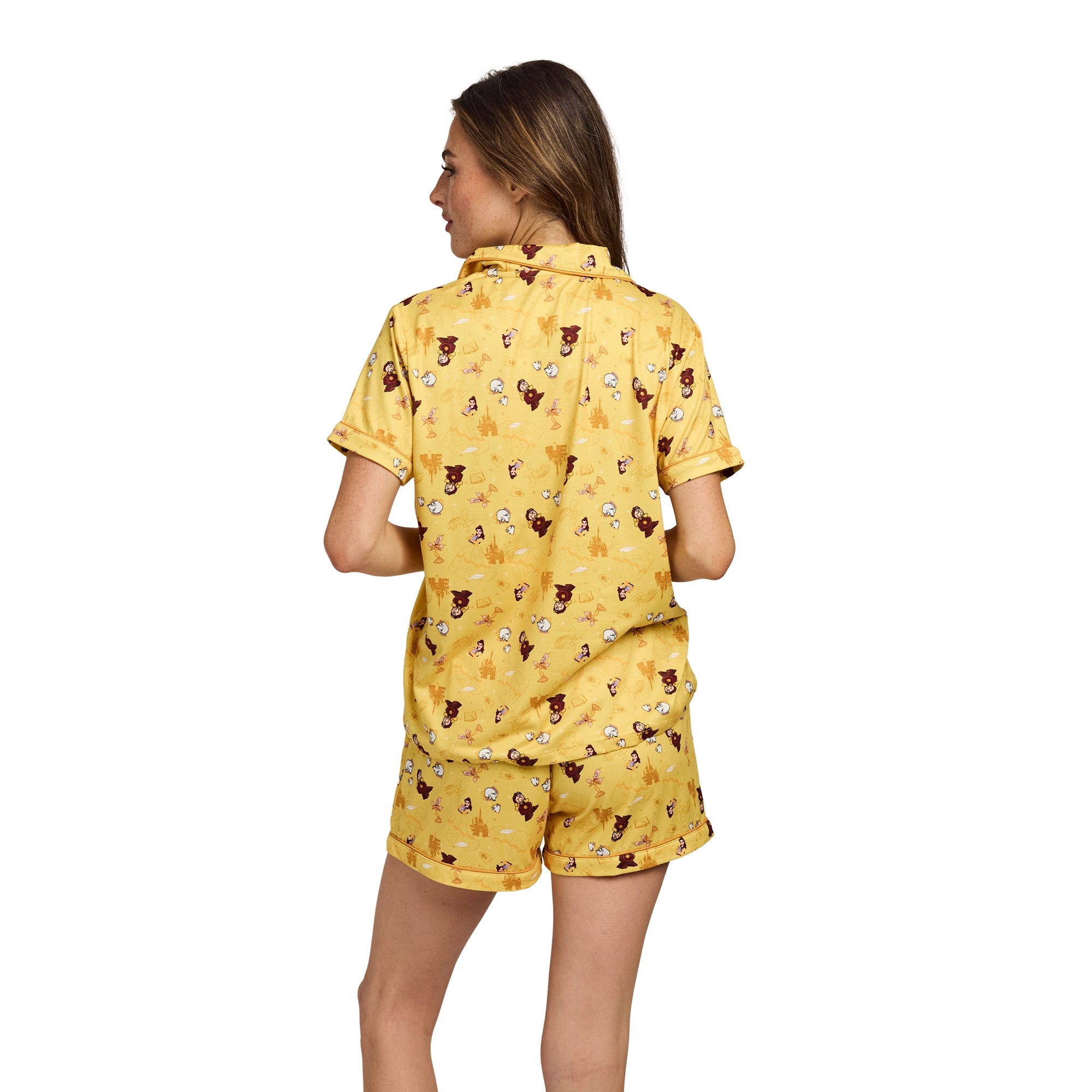 Disney Princess Enchanted Objects All-Over Print Women’s 2-Pack Pajama Set