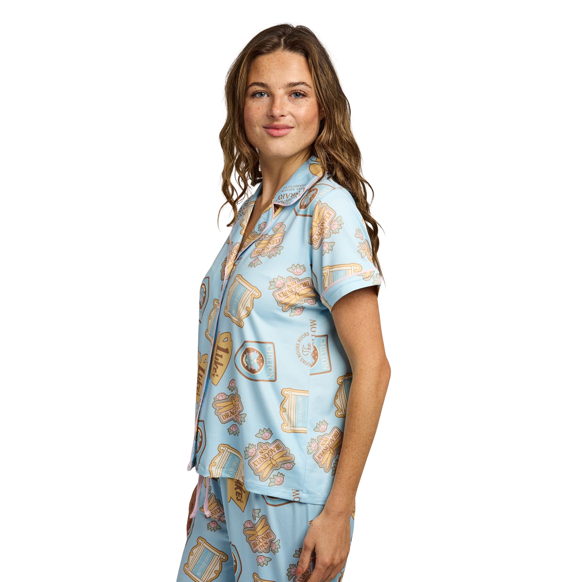 Gilmore Girls Stars Hollow Icons All-Over Print Women’s 2-Pack Pajama Set