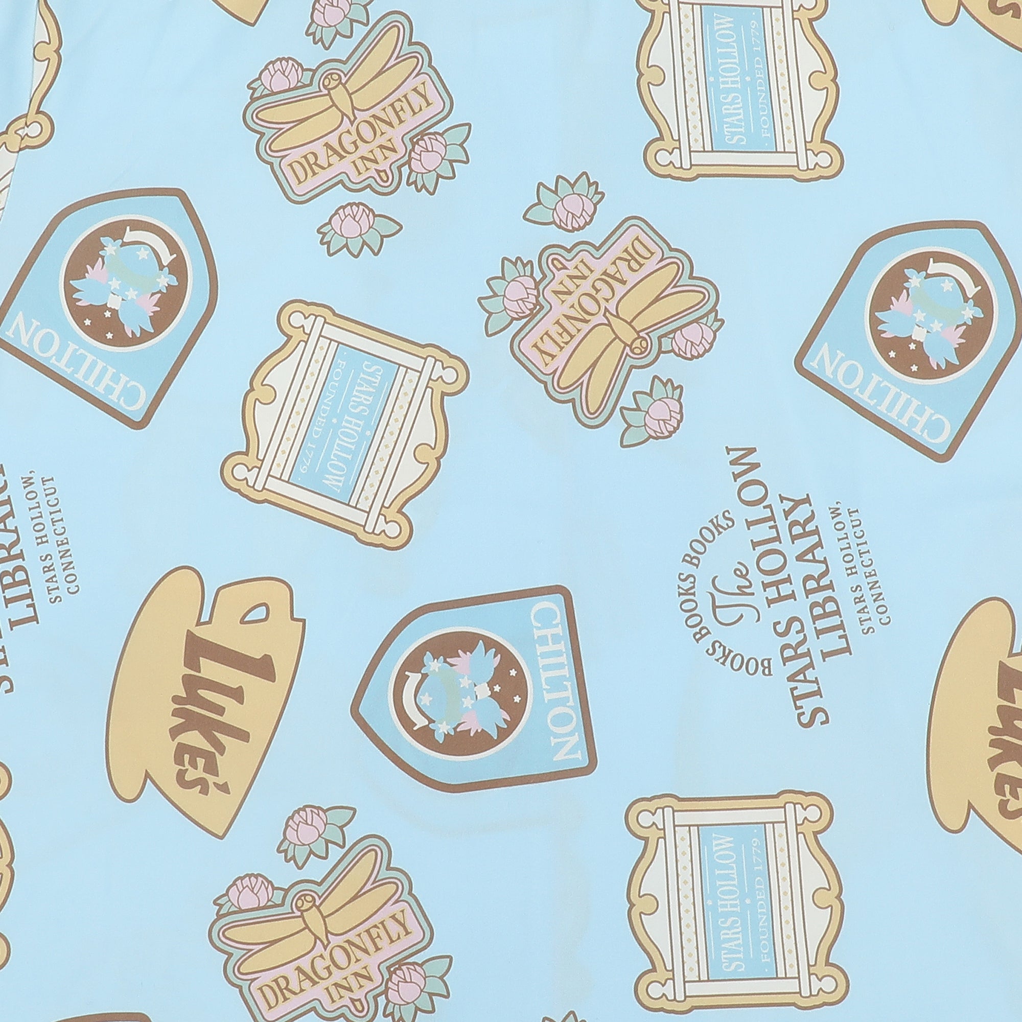 Gilmore Girls Stars Hollow Icons All-Over Print Women’s 2-Pack Pajama Set