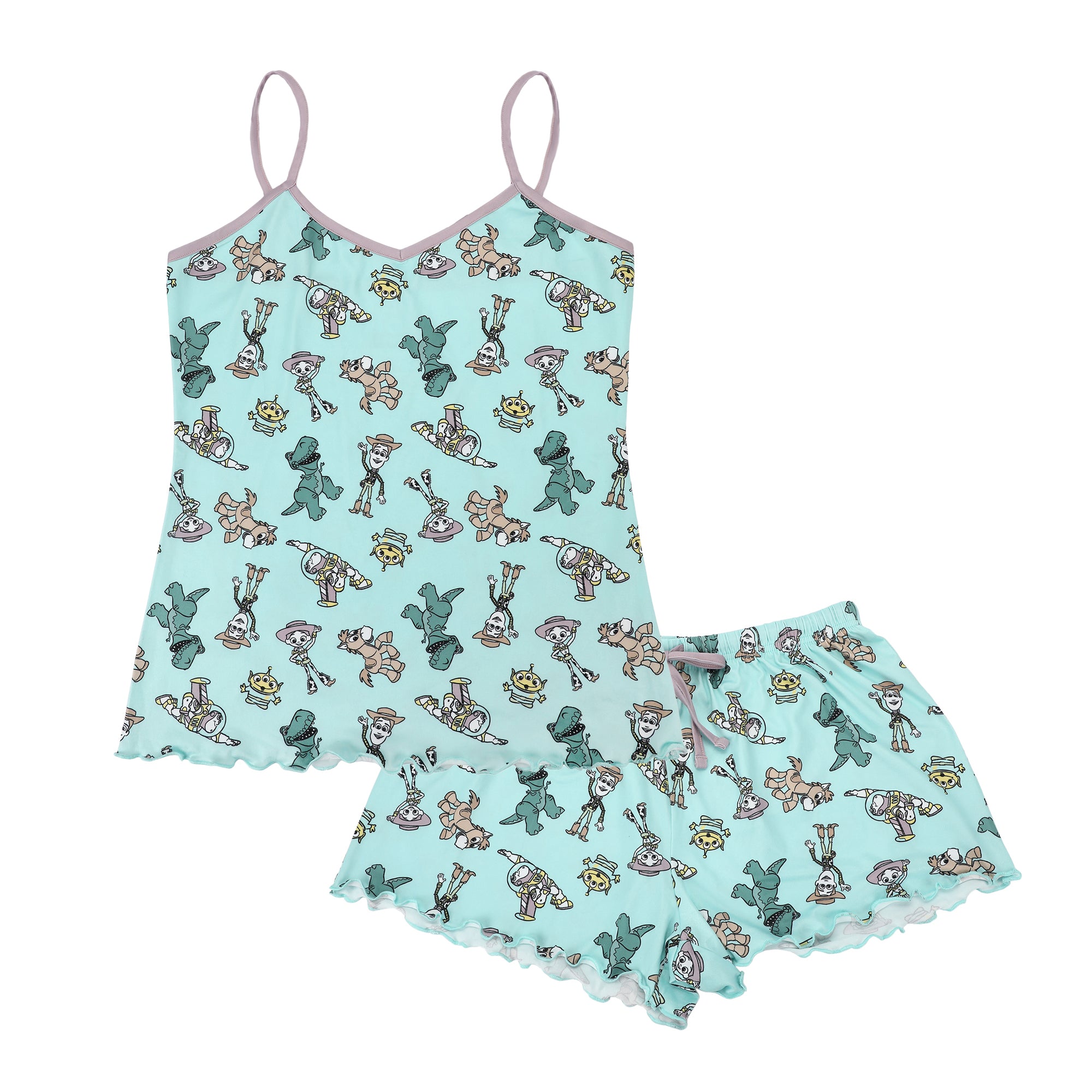 Toy Story Favorite Characters Women’s V-Neck Cami & Shorts Sleep Set