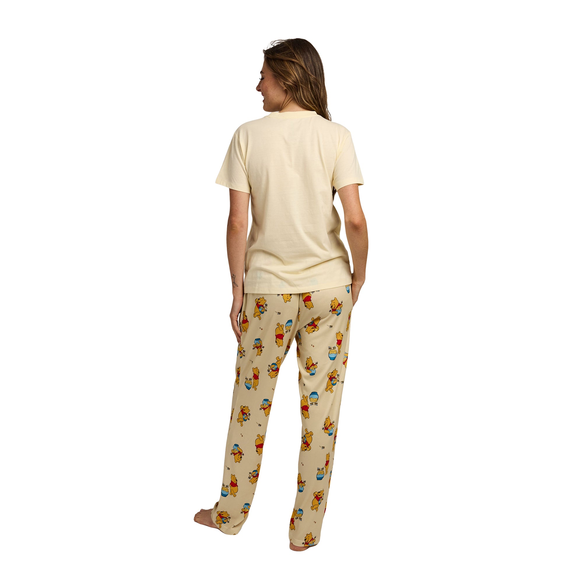 Winnie the Pooh Doing Great Women's T-Shirt And Sleep Pants Sleepwear Set
